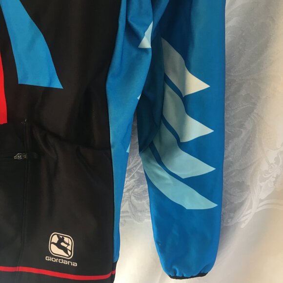 Men's Giordana Milton Revolution CC Long Sleeve Cycling Jersey Blue Size M - Picture 13 of 16